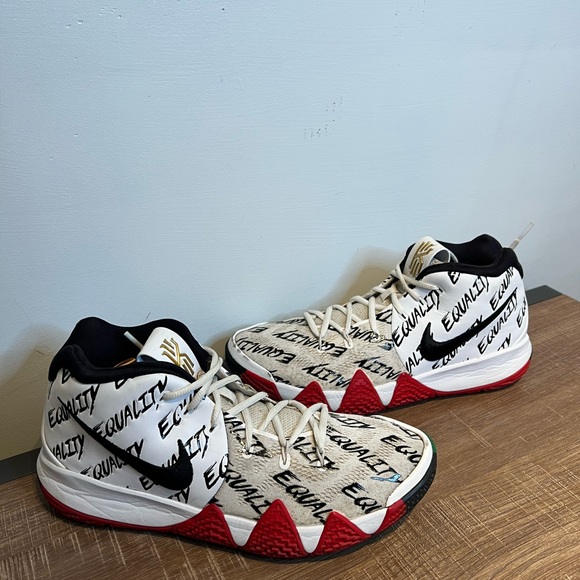 Nike Kyrie 4 Equality BHM Black‎ History Month Shoes Men Size 12 AO3167-900 - Picture 2 of 8